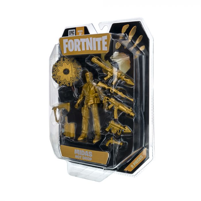 Колекційна фігурка Jazwares Fortnite Hot Drop Midas-Gold S2