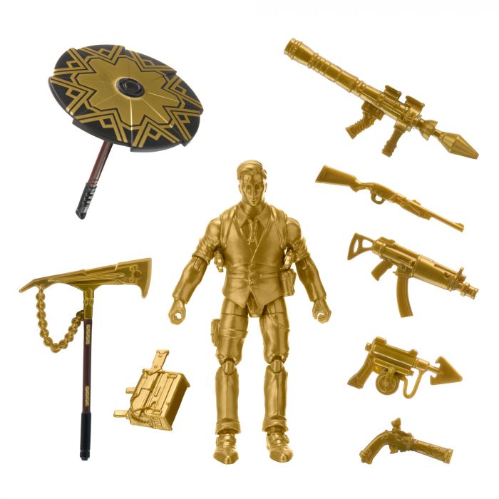 Колекційна фігурка Jazwares Fortnite Hot Drop Midas-Gold S2