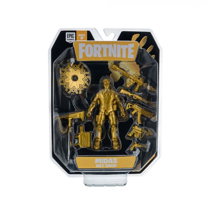 Колекційна фігурка Jazwares Fortnite Hot Drop Midas-Gold S2