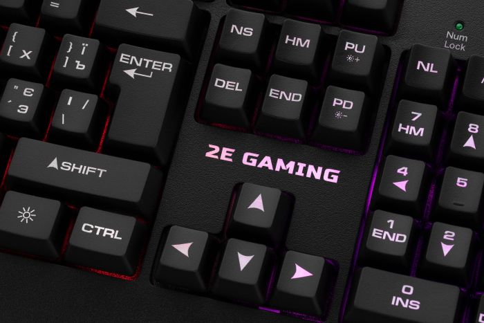 Клавіатура 2E GAMING KG330 LED USB Black UKR