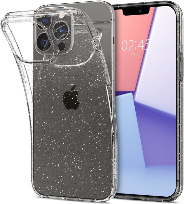 Чохол Spigen для Apple Iphone 13 Pro Liquid Crystal Glitter, Crystal Quartz