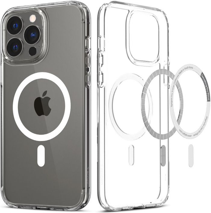 Чохол Spigen для Apple Iphone 13 Pro Ultra Hybrid Mag Safe, White