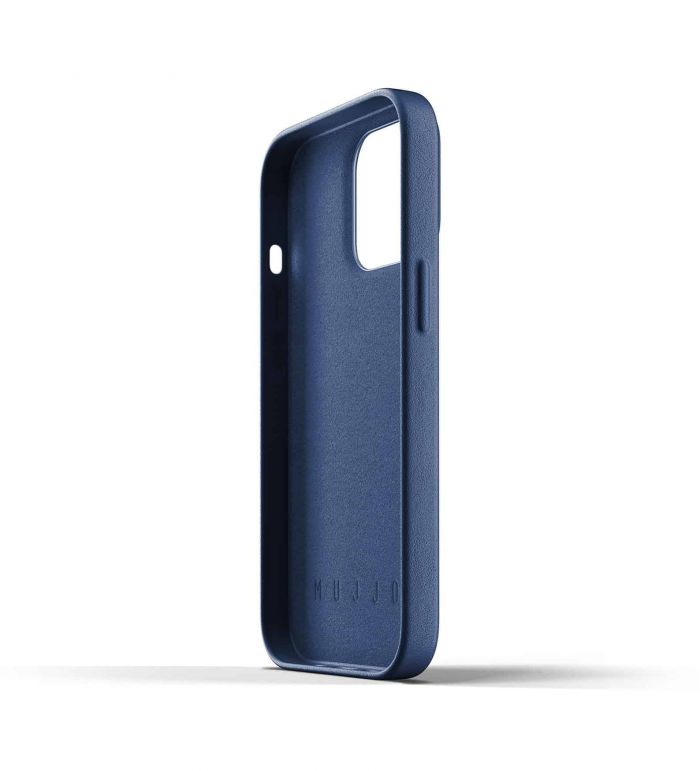 Чохол шкіряний MUJJO для Apple iPhone 13 Pro Full Leather, Monaco Blue