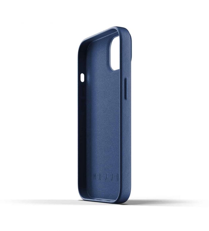 Чохол шкіряний MUJJO для Apple iPhone 13 Full Leather, Monaco Blue