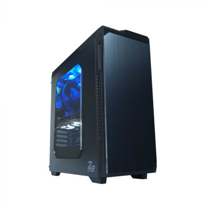 Корпус Zalman Z9 NEO, MidT, 2xUSB2.0, 2xUSB3.0, 2x120мм, 3x120мм LED, акрил(бічна вікно), без БЖ, чорний