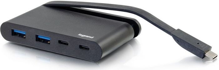 Док станція C2G USB-C на USB Type A, USB Type C, Power Delivery до 100W