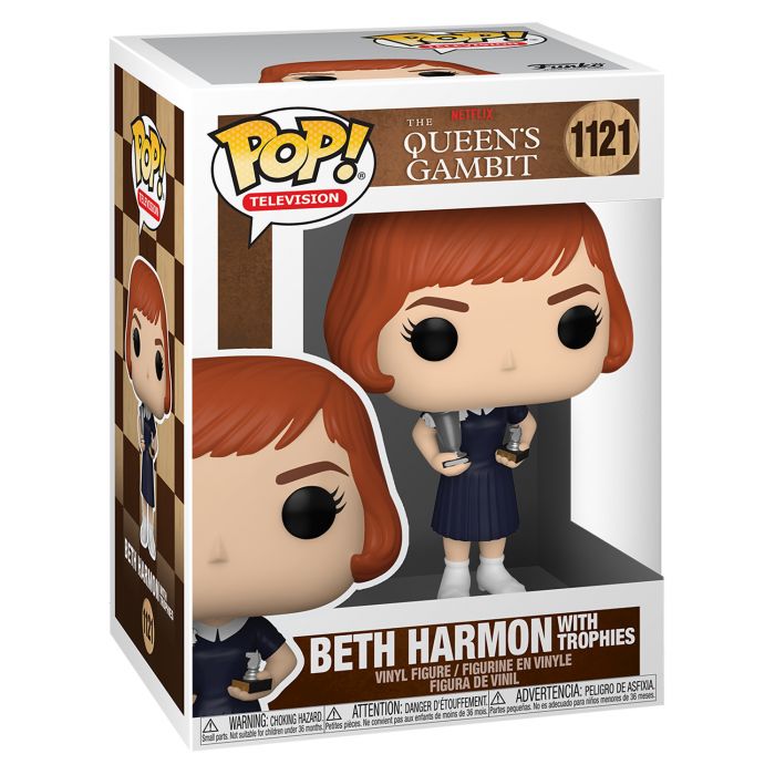 Колекційна Фігурка Funko POP! TV Queens Gambit Beth Harmon With Trophies 57690