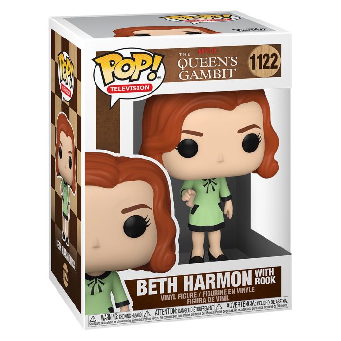 Колекційна Фігурка Funko POP! TV Queens Gambit Beth Harmon With Rook 57689