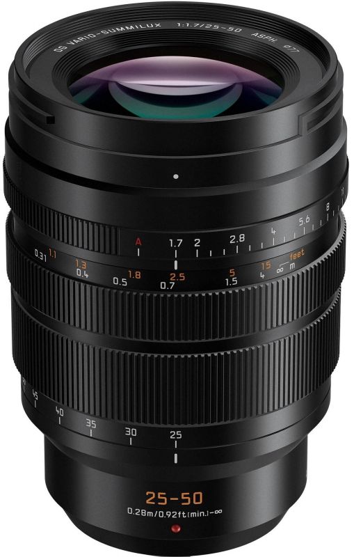 Об`єктив Panasonic Micro 4/3 Lens 25-50mm f/1.7 ASPH