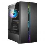 Корпус 2E Gaming Runa G2107, без БЖ, 1xUSB 3.0, 2xUSB 2.0, 1x120mm ARGB, ARGB strip, TG Side Panel, ATX, чорний