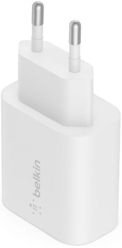 Мережевий ЗП Belkin Home Charger 25W Power PD PPS USB-C, white
