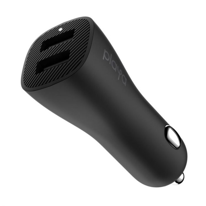 Автомобільний ЗП Playa by Belkin Car Charger 24W Dual USB-A, black