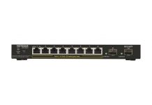 Комутатор NETGEAR GS310TP 8xGE PoE+ (55Вт), 2xGE SFP, керований L2