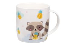 Чашка Ardesto Cute raccoon, 350 мл, порцеляна