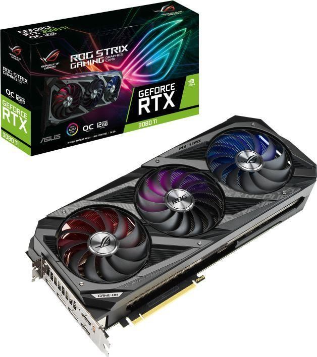 Вiдеокарта ASUS GeForce RTX3080 TI 12GB GDDR6X STRIX GAMING OC LHR