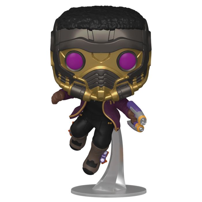 Фігурка Funko POP! Bobble Marvel What If T'Challa Star-Lord 55812 (56938)