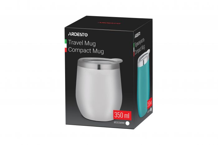 Термокухоль Ardesto Compact Mug 350 мл, білий