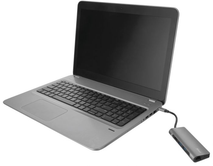 USB-хаб Trust DALYX 7-IN-1 USB-C ALUMINIUM