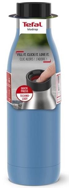 Термопляшка Tefal Thermal Mugs Blue 500 мл, нерж.сталь