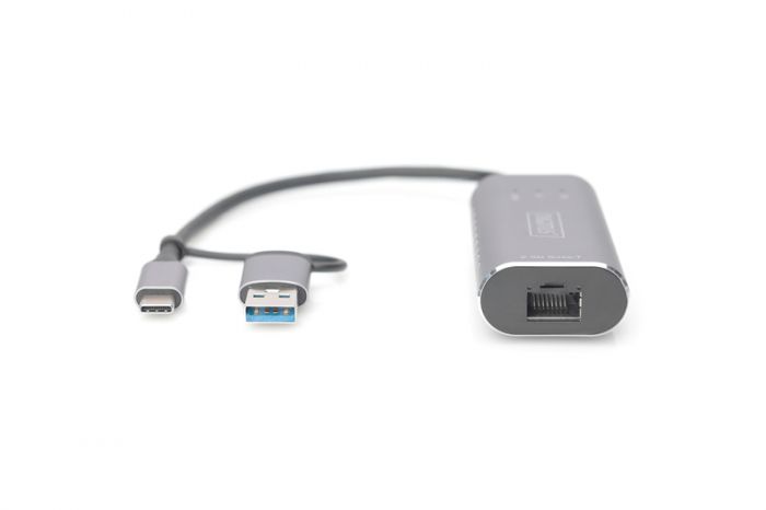 Адаптер DIGITUS USB-C/USB 3.0 - 2.5 Gbps Ethernet