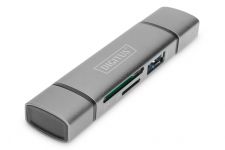 Кардрідер DIGITUS USB-C/USB 3.0 SD/MicroSD
