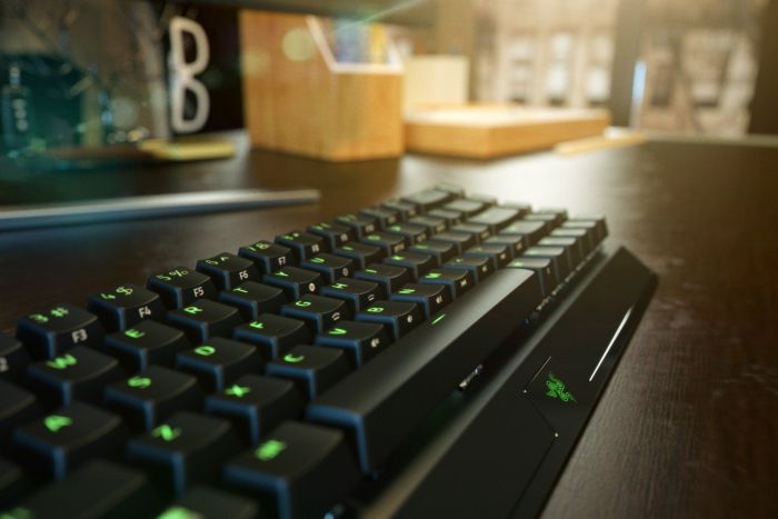 Клавіатура ігрова Razer BlackWidow V3 Mini HyperSpeed Green Phantom Ed. WL/BT/USB US RGB, Black