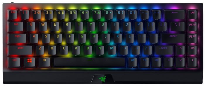 Клавіатура ігрова Razer BlackWidow V3 Mini HyperSpeed Green Phantom Ed. WL/BT/USB US RGB, Black