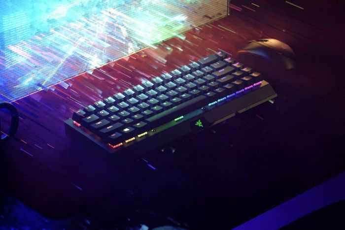 Клавіатура ігрова Razer BlackWidow V3 Mini HyperSpeed Green Switch WL/BT/USB RU RGB, Black