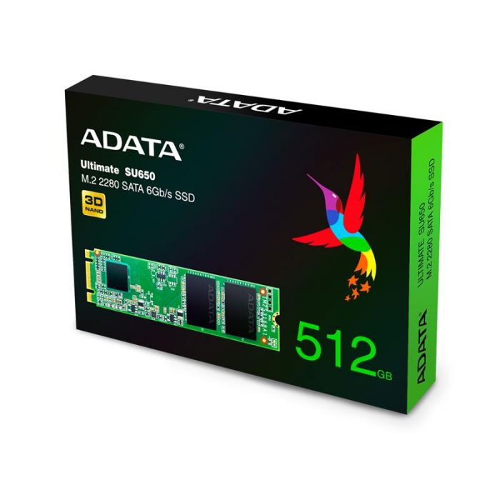 Накопичувач SSD ADATA M.2  512GB SATA SU650