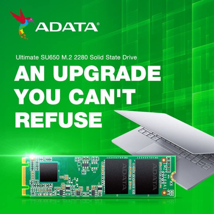 Накопичувач SSD ADATA M.2  512GB SATA SU650