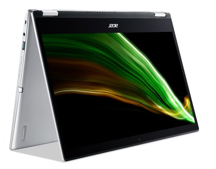 Ноутбук Acer Spin 1 SP114-31N 14FHD IPS Touch/Intel Pen N6000/8/256F/int/W11/Silver