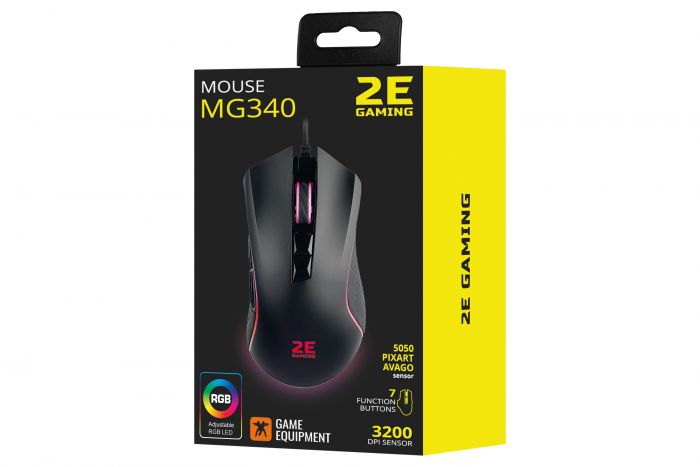 Миша 2E GAMING MG340 RGB USB Black