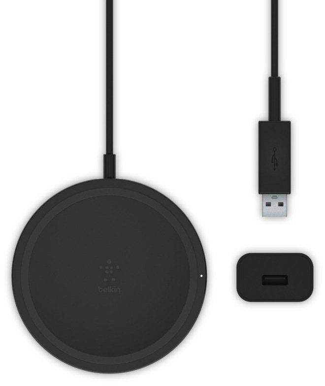 Бездротовий ЗП Belkin Pad Wireless Charging Qi, 5W, black