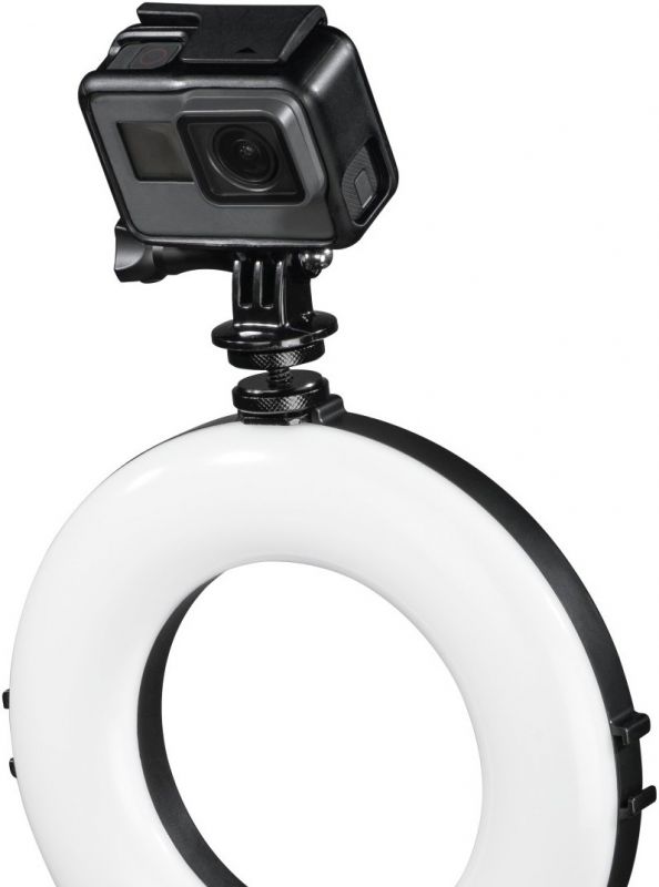 Штатив зі світлодіодним кільцем Ring Light Kit Hama SpotLight Work Area 67 Bluetooth Black