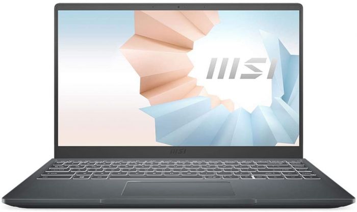 Ноутбук MSI Modern 14FHD IPS/Ryzen 5 5500U/8/256F/Int/DOS/Carbon Gray