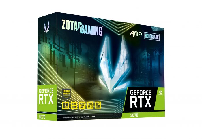 Відеокарта ZOTAC GeForce RTX 3070 8GB GDDR6 AMP HOLO GAMING LHR