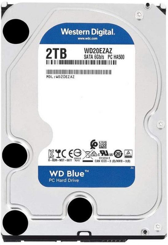 Жорсткий диск WD 2TB 3.5" 5400 256MB SATA Blue