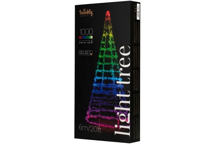 Smart LED Twinkly Light tree RGBW 1000, Gen II, IP44, висота 6м