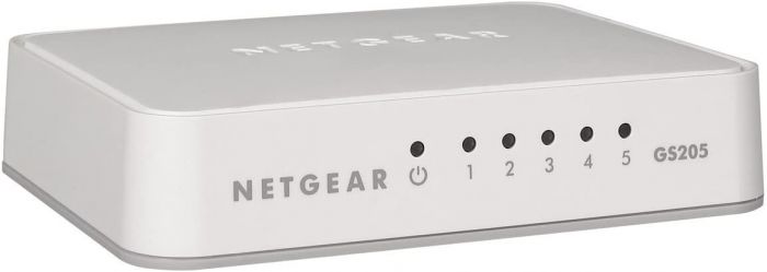 Комутатор NETGEAR GS205 5xGE, некерований