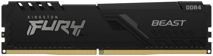 Пам'ять ПК Kingston DDR4 16GB KIT (8GBx2) 3200 FURY Beast Black