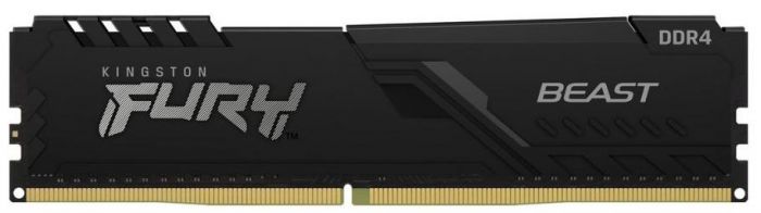 Пам'ять ПК Kingston DDR4  8GB 3600 FURY Beast Black