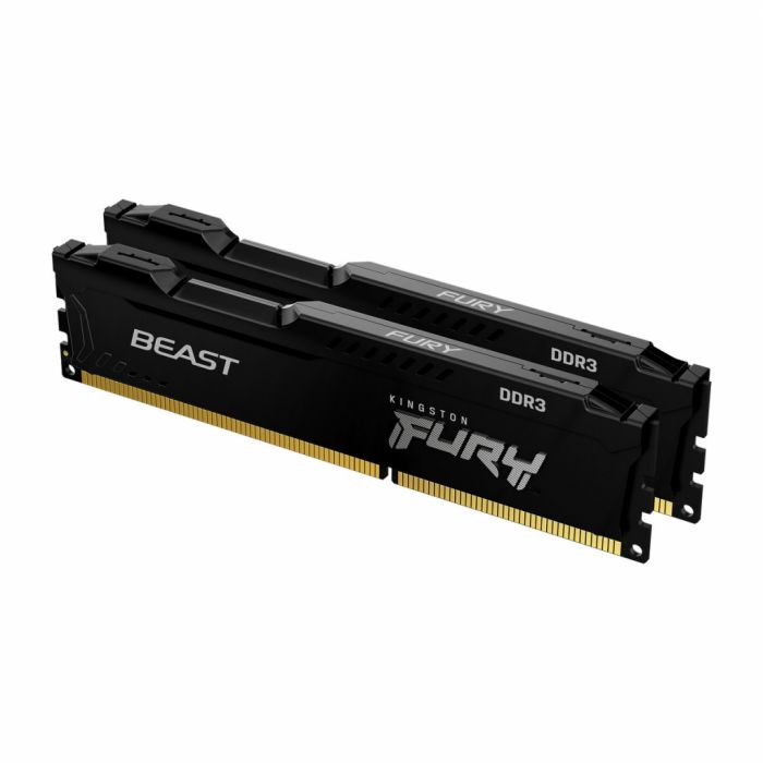 Пам'ять ПК Kingston DDR3  8GB KIT (4GBx2) 1866 1.5V FURY Beast Black