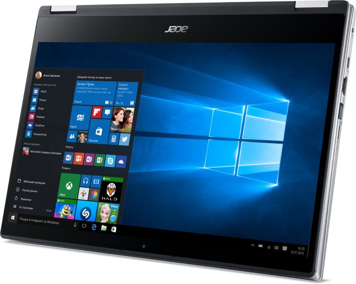 Ноутбук Acer Spin 3 SP314-54N 14FHD IPS Touch/Intel i3-1005G1/8/256F/int/W11/Silver