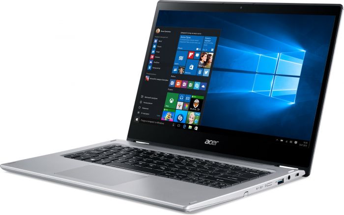 Ноутбук Acer Spin 3 SP314-54N 14FHD IPS Touch/Intel i5-1035G1/16/512F/int/W11/Silver