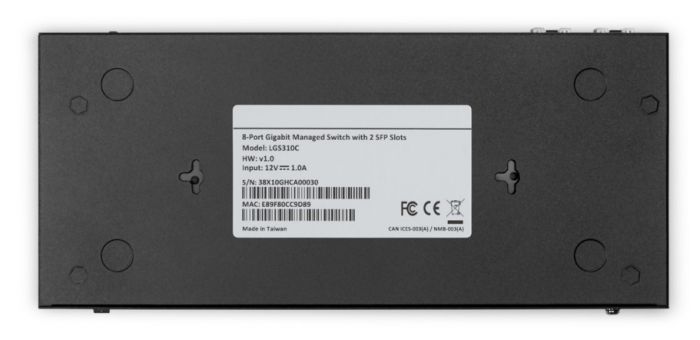 Комутатор LINKSYS LGS310C 8xGE, 2xGE SFP, керований L2