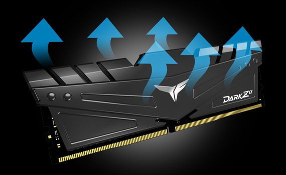 Пам'ять  ПК Team DDR4 32GB KIT (16GBx2) 3200 T-FORCE DARK Z