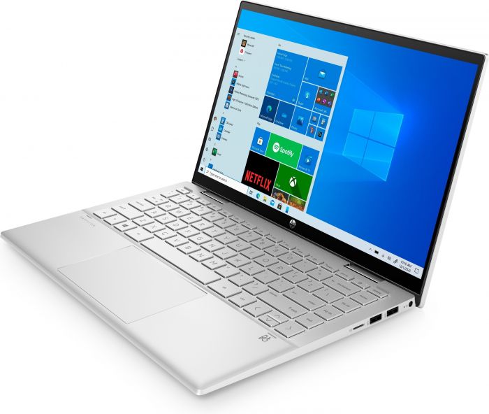 Ноутбук HP Pavilion x360 14FHD IPS Touch/Intel i5-1135G7/16/512F/int/W10/Silver