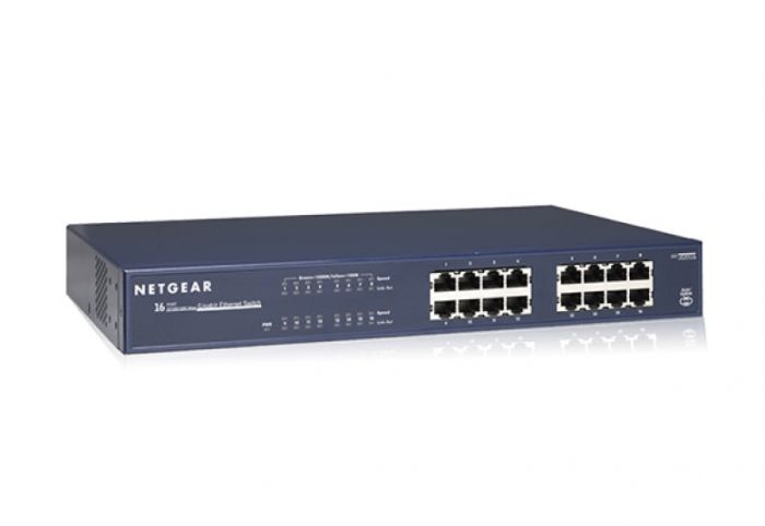 Комутатор NETGEAR JGS516v2 15xGE, некерований