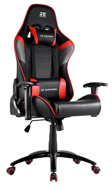 Крісло 2E GAMING Chair BUSHIDO Black/Red