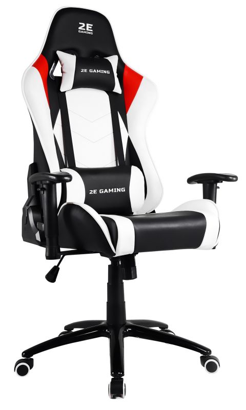 Крісло 2E GAMING Chair BUSHIDO White/Black